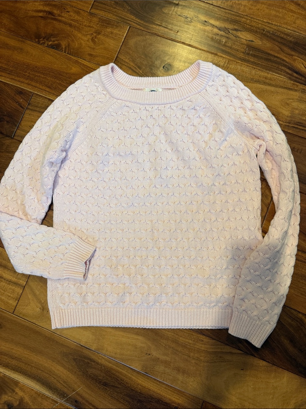 Old Navy Light Pink Crew Neck Knit Sweater, medium, EUC